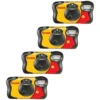 Kodak FunSaver 4 Pack Disposable Cameras 800 ISO