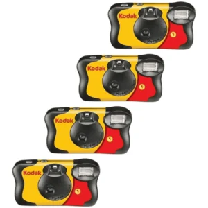 Kodak FunSaver 4 Pack Disposable Cameras 800 ISO