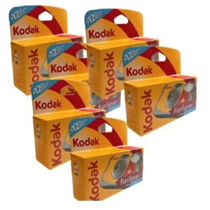 Kodak FunSaver disposable cameras pack with built-in flash