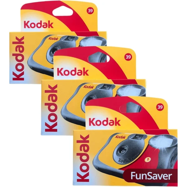 Kodak FunSaver single-use cameras with flash