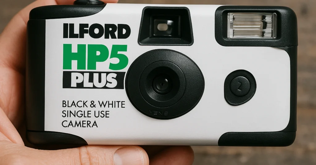 Best Disposable Cameras for Beginners 4 Ilford HP5 Plus Disposable Camera