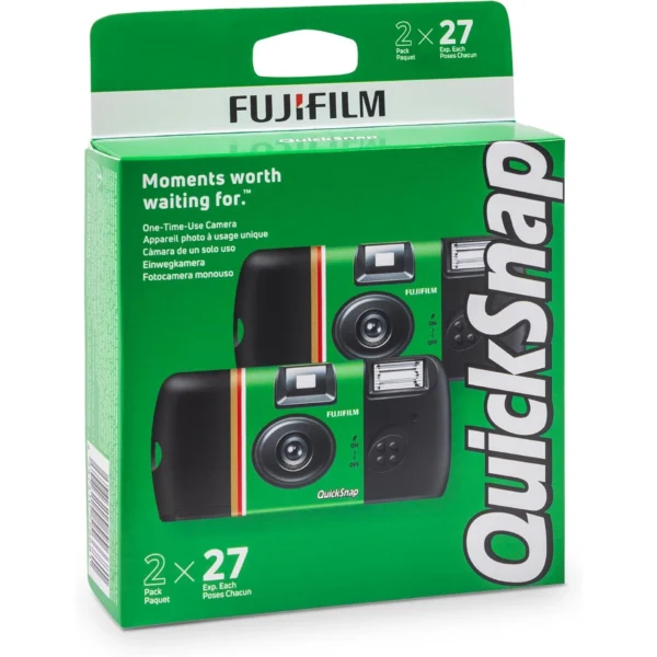 35mm Fujifilm QuickSnap camera 2 pack ready-to-use film camera