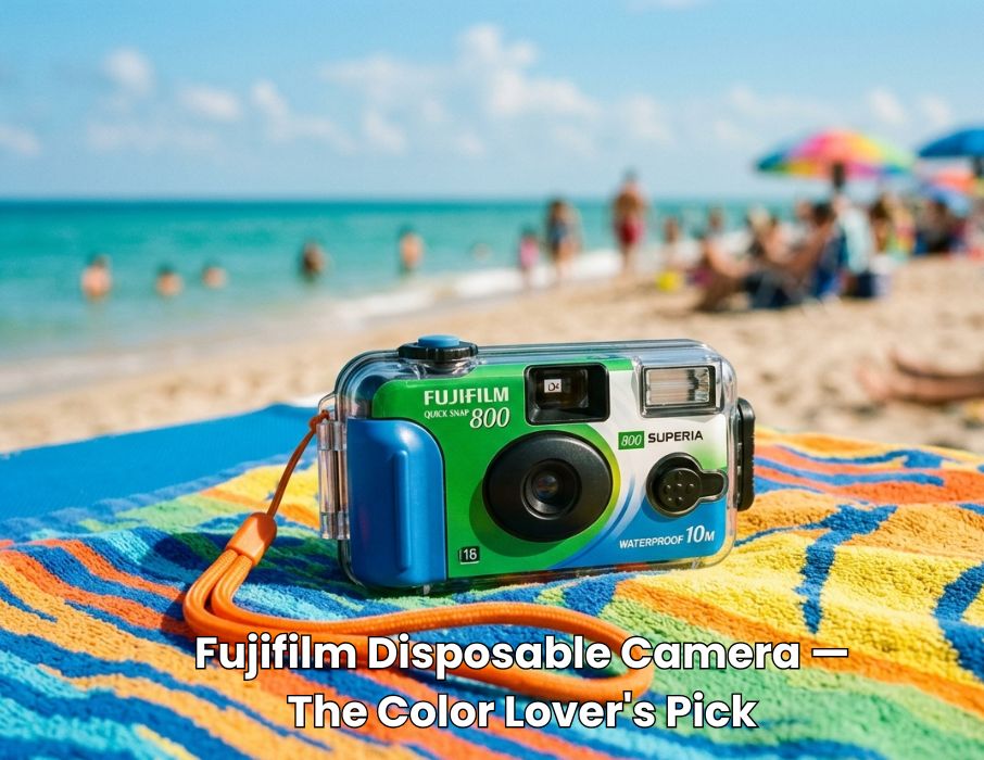 Fujifilm Disposable Camera — The Color Lover's Pick 