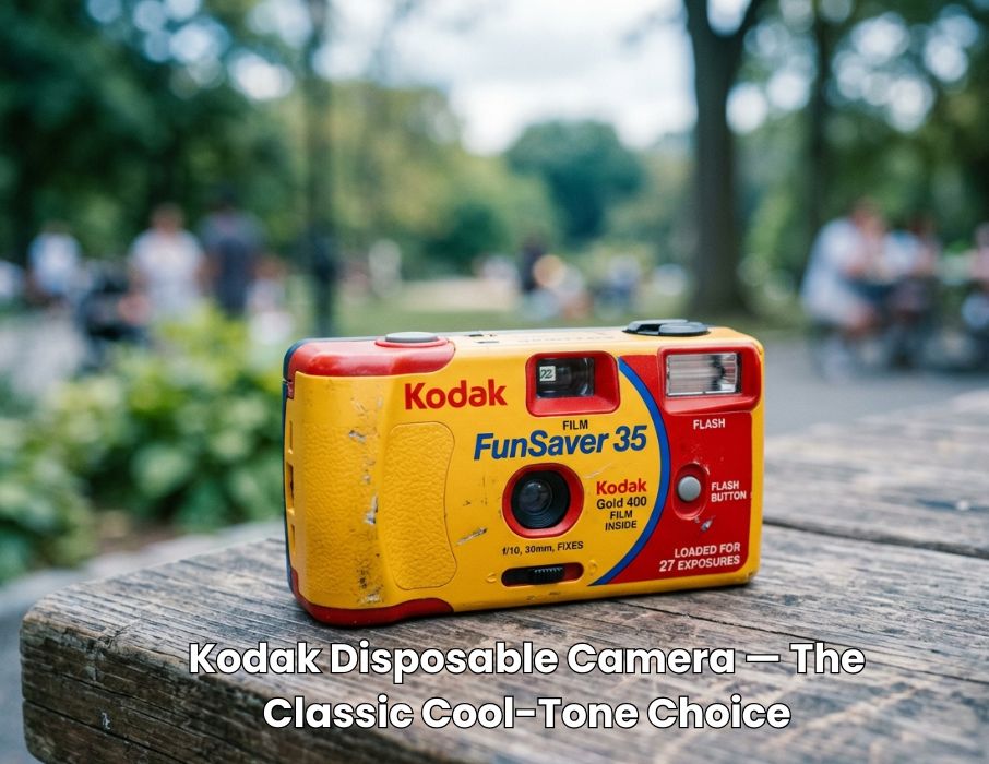 Kodak Disposable Camera — The Classic Cool-Tone Choice