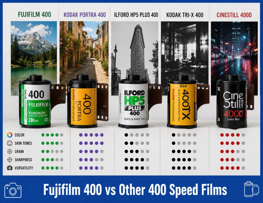 Fujifilm 400 Review: Is It Worth Buying in 2026? 3 Fujifilm 400 vs Other 400 Speed Films